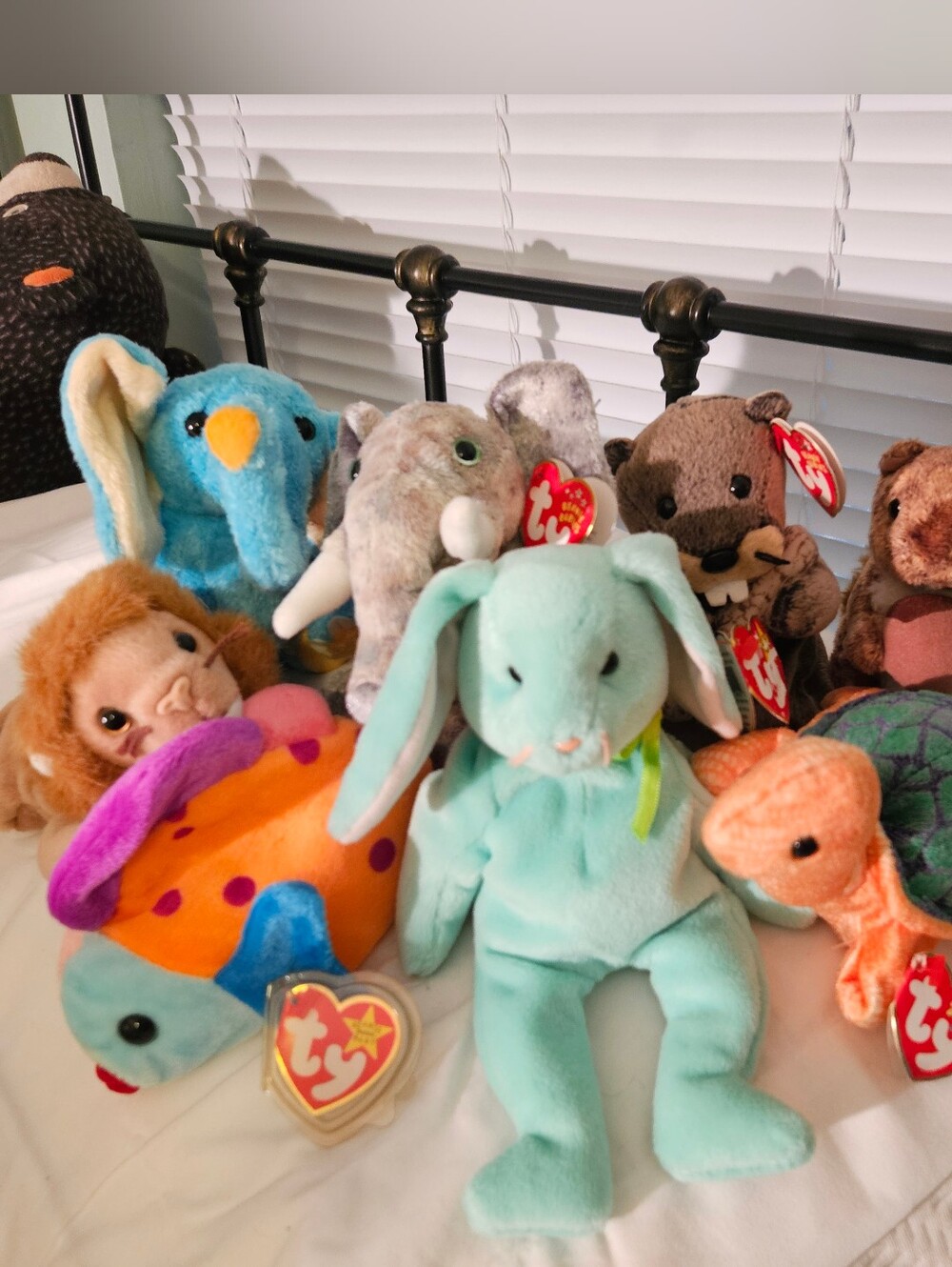 BEANIE BABY COLLECTION , (8), Rare Beanie Babies With Tags, Vintage